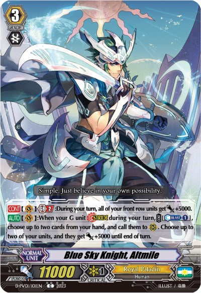 Blue Sky Knight, Altmile (D-PV01/101EN) [History Collection]