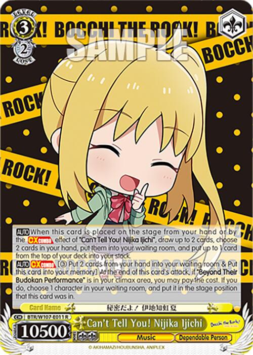 Can't Tell You! Nijika Ijichi (BTR/W107-E011 R) [BOCCHI THE ROCK!]