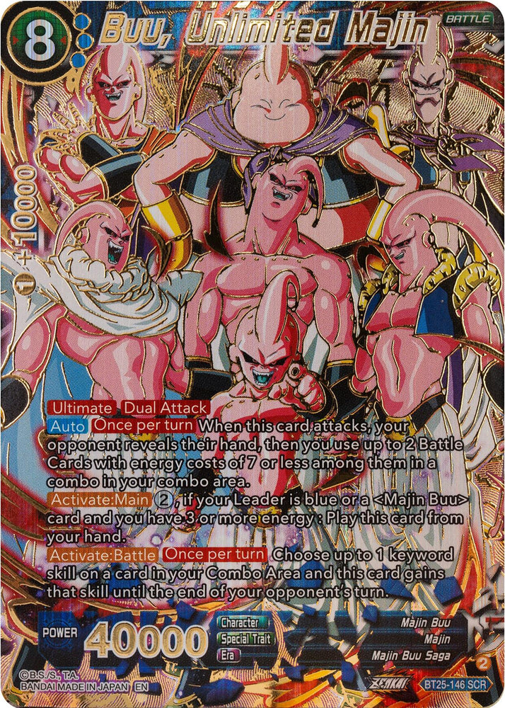 Buu, Unlimited Majin (BT25-146) [Legend of the Dragon Balls]