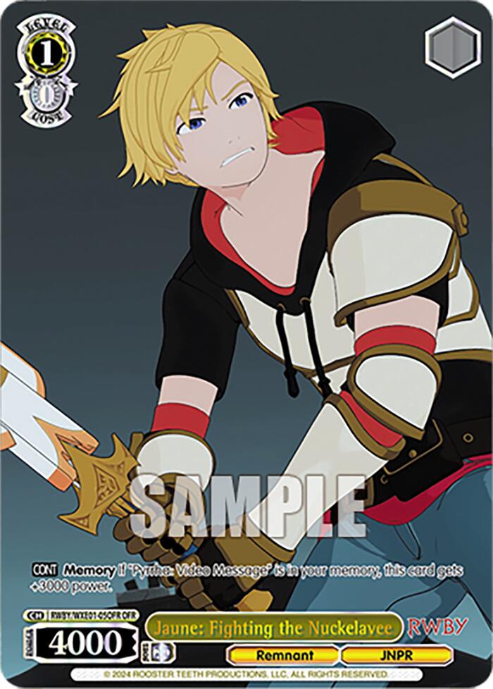 Jaune: Fighting the Nuckelavee (RWBY/WXE01-05OFR OFR) [RWBY: Premium Booster]