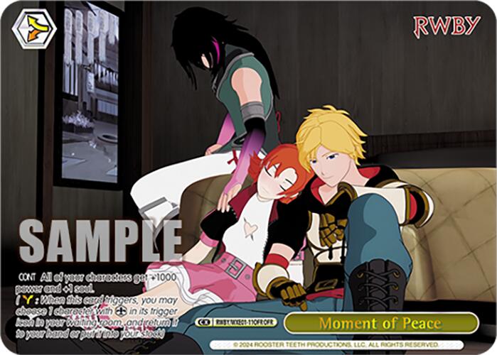 Moment of Peace (RWBY/WXE01-11OFR OFR) [RWBY: Premium Booster]