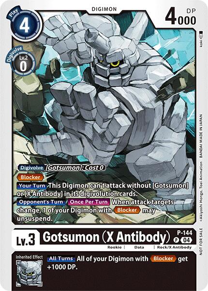 Gotsumon (X Antibody) [P-144] (Store Tournament 2024 Jul. – Sep. Participation Pack) [Promotional Cards]