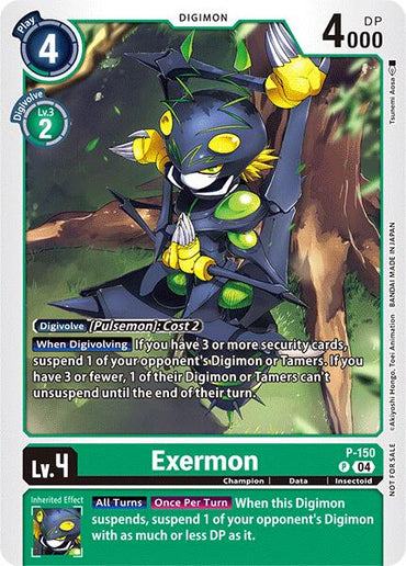 Exermon [P-150] (Store Tournament 2024 Jul. – Sep. Participation Pack) [Promotional Cards]