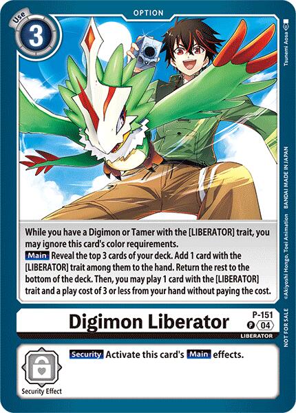 Digimon Liberator [P-151] (Store Tournament 2024 Jul. – Sep. Participation Pack) [Promotional Cards]