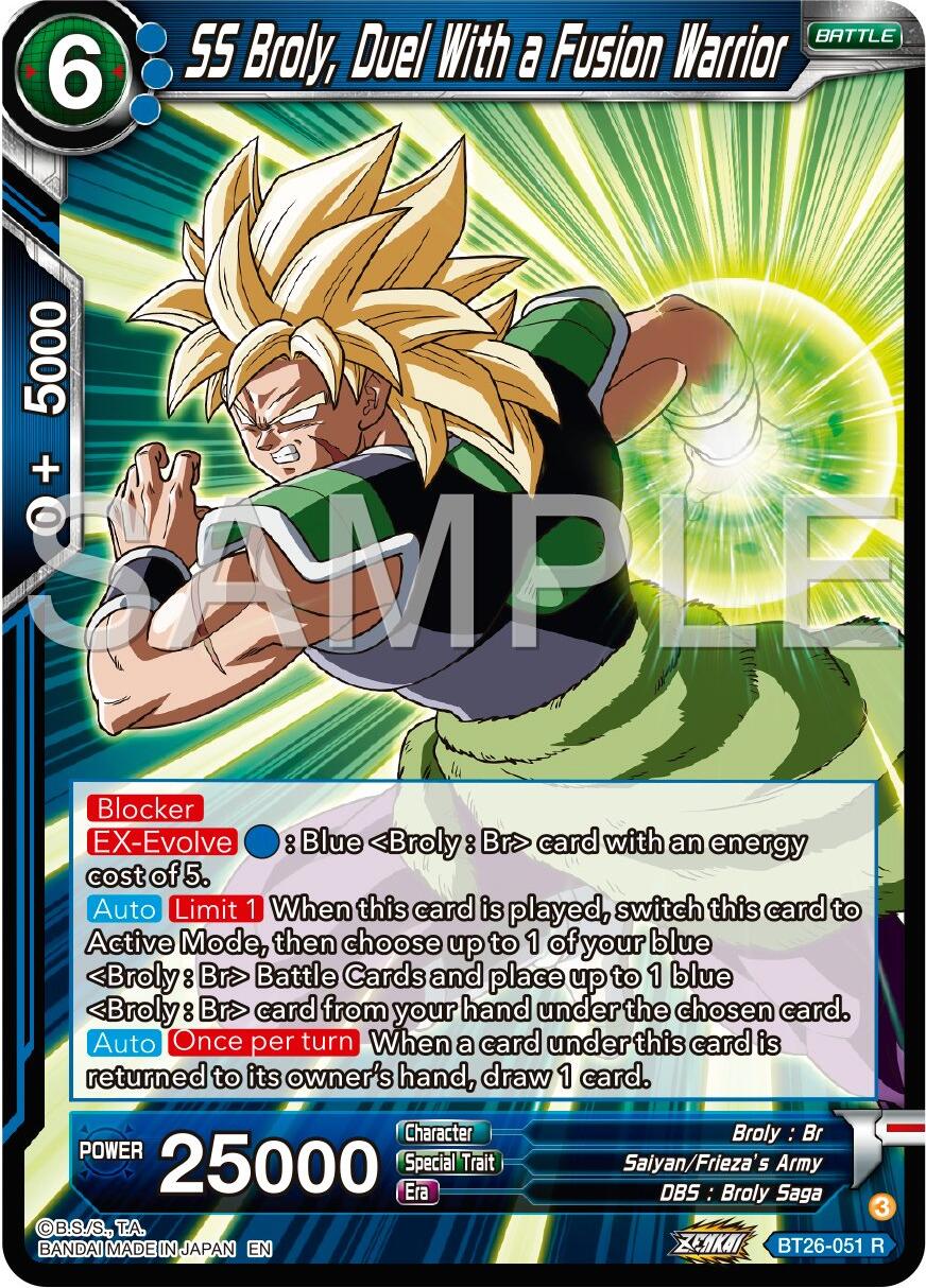 SS Broly, Duel With a Fusion Warrior (BT26-051) [Ultimate Advent]