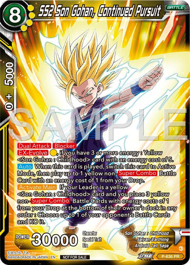 SS2 Son Gohan, Continued Pursuit (Zenkai Series Tournament Pack Vol.9) (P-636) [Promotion Cards]