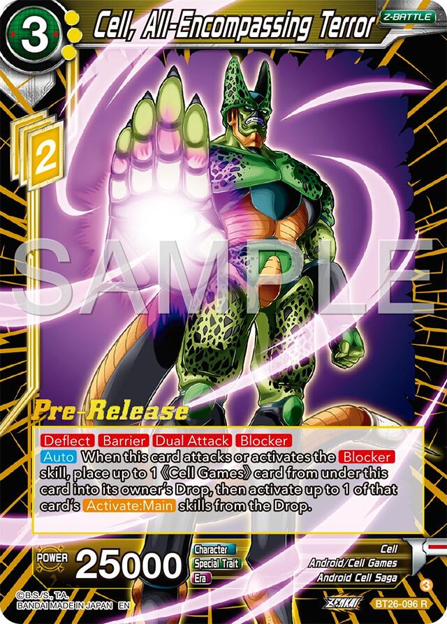 Cell, All-Encompassing Terror (BT26-096) [Ultimate Advent Prerelease Promos]