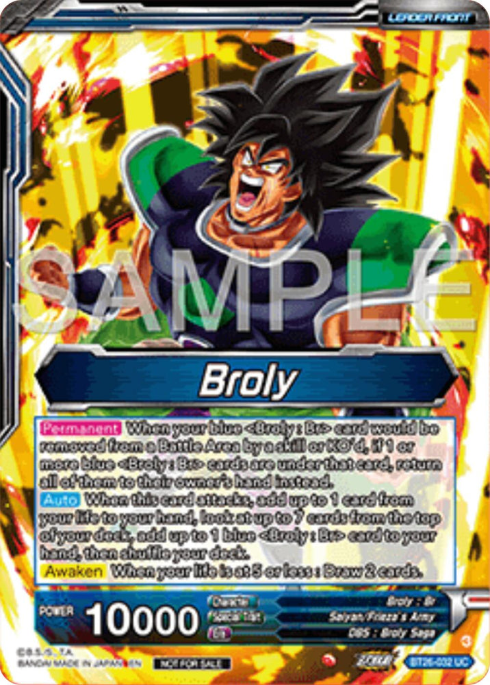 Broly // SS Broly, Full-Power Explosion (Top 16) (BT26-032) [Ultimate Advent Prerelease Promos]