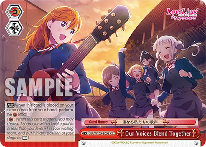 Our Voices Blend Together (SIP/W109-E093 CC) [Love Live School idol festival 2 MIRACLE LIVE!]