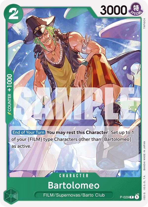 Bartolomeo (P-029) (Reprint) [Premium Booster -The Best-]