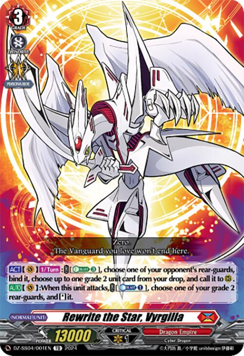 Rewrite the Star, Vyrgilla (DZ-SS04/001EN) [DZ-SS04: Special Series Stardust Blade]