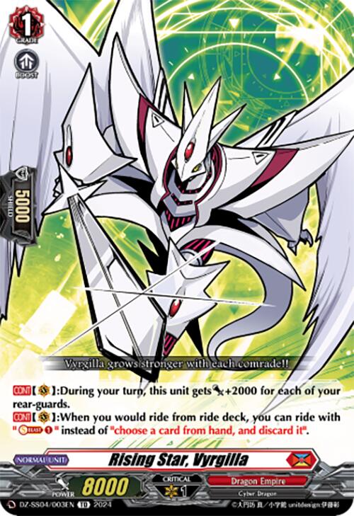 Rising Star, Vyrgilla (DZ-SS04/003EN) [DZ-SS04: Special Series Stardust Blade]