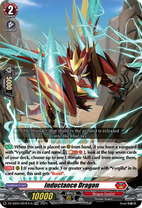 Inductance Dragon (Foil) (DZ-SS04/007EN-R) [DZ-SS04: Special Series Stardust Blade]