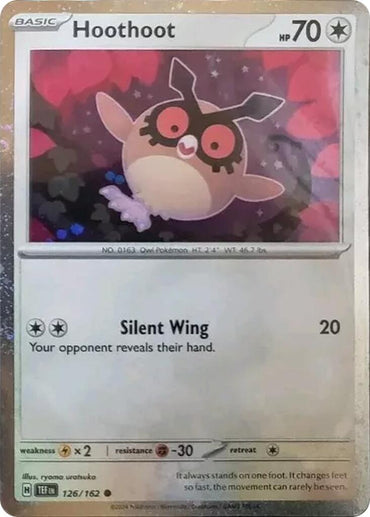 Hoothoot (126/162) (Cosmos Holo) [Scarlet & Violet Promo Cards]