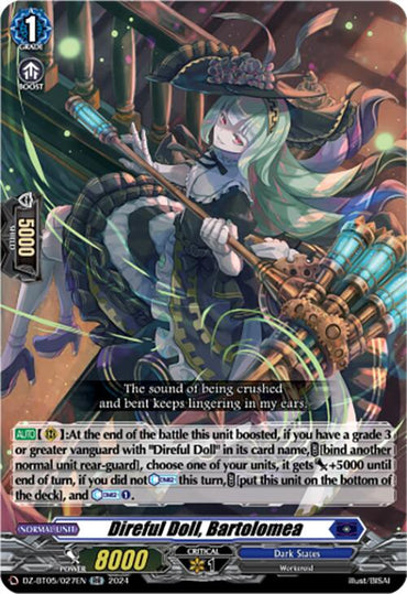 Direful Doll, Bartolomea (DZ-BT05/027EN) [Omniscient Awakening]