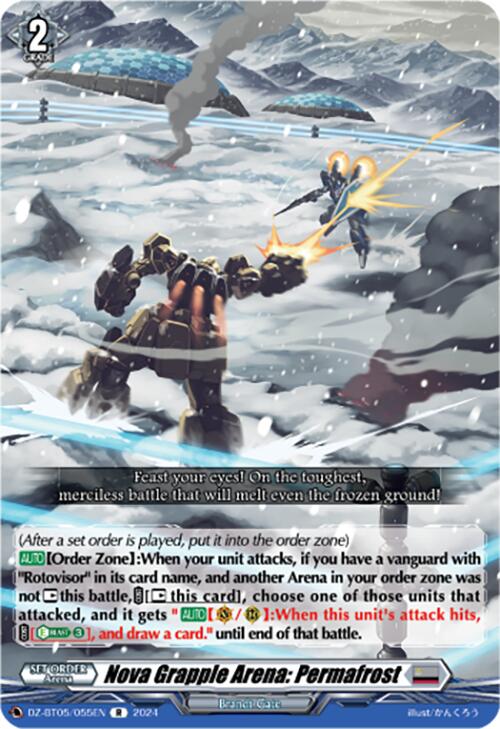 Nova Grapple Arena: Permafrost (DZ-BT05/055EN) [Omniscient Awakening]
