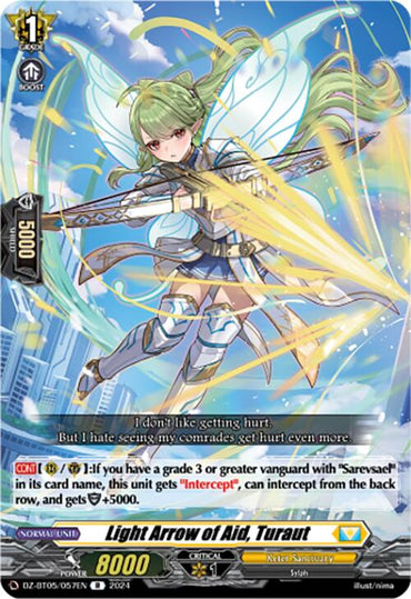 Light Arrow of Aid, Turaut (DZ-BT05/057EN) [Omniscient Awakening]