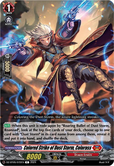Colored Strike of Dust Storm, Colorass (DZ-BT05/072EN) [Omniscient Awakening]