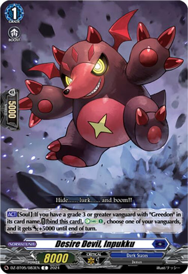 Desire Devil, Inpukku (DZ-BT05/083EN) [Omniscient Awakening]