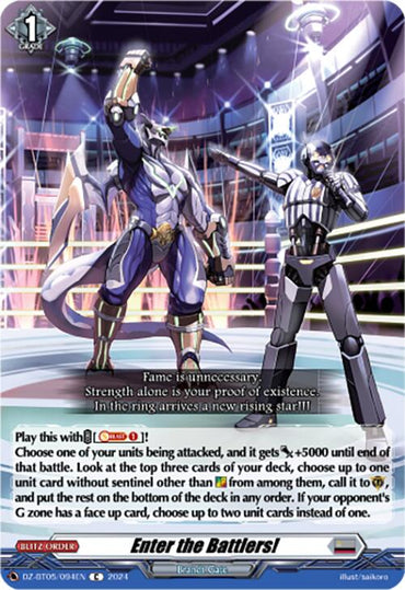 Enter the Battlers! (DZ-BT05/094EN) [Omniscient Awakening]