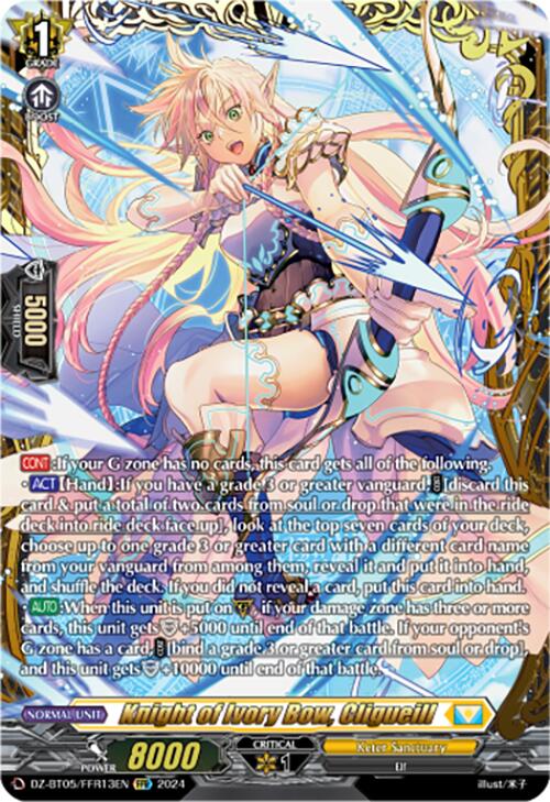 Knight of Ivory Bow, Cligueill (DZ-BT05/FFR13EN) [Omniscient Awakening]