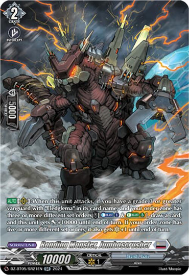 Bonding Monster, Jumboscrusher (DZ-BT05/SR21EN) [Omniscient Awakening]