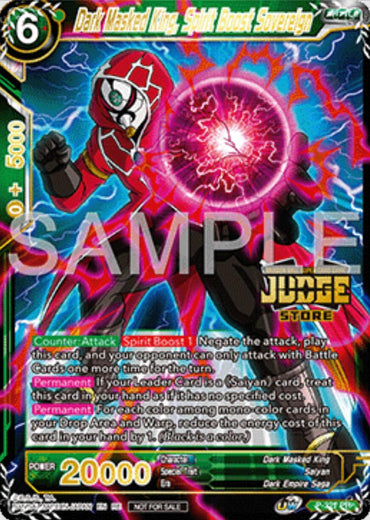 Dark Masked King, Spirit Boost Sovereign (Judge Pack Vol.16) (Store) (P-321) [Judge Promotion Cards]