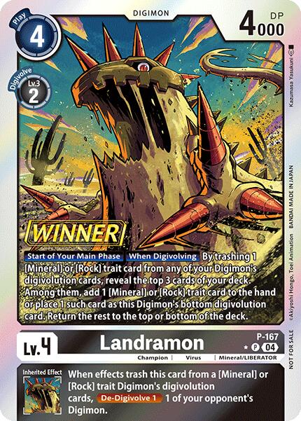 Landramon [P-167] (Store Tournament 2025 Vo.1 Winner Pack) [Promotional Cards]