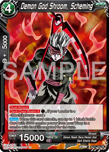 Demon God Shroom, Scheming (BT27-103) [History of Z]