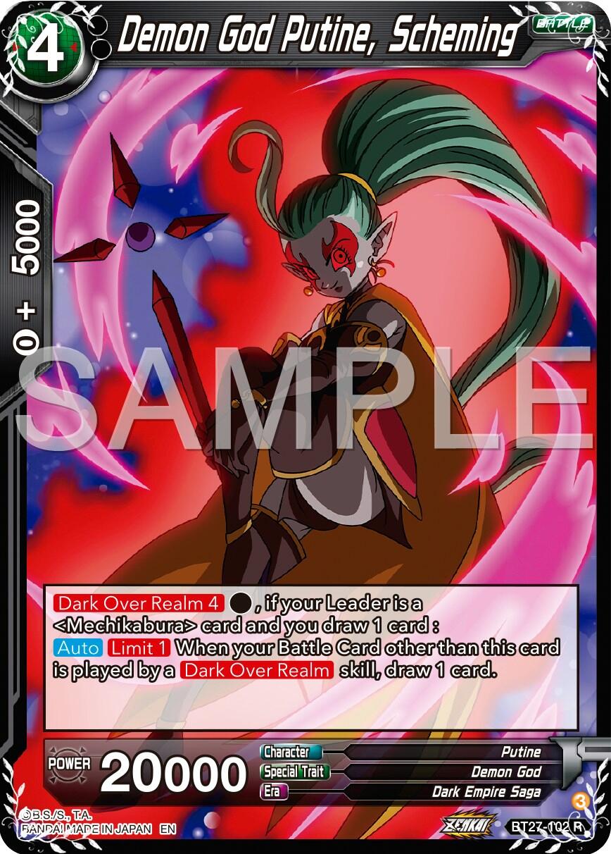 Demon God Putine, Scheming (BT27-102) [History of Z]