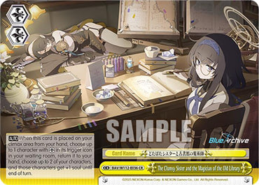 The Clumsy Sister and the Magician of the Old Library (BAV/W112-E036 CR) [Blue Archive]