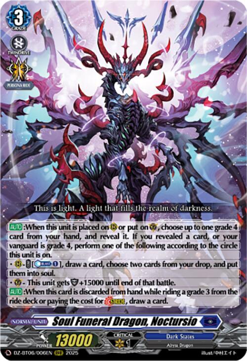 Soul Funeral Dragon, Noctursio (DZ-BT06/006EN) [Generation Dragenesis]