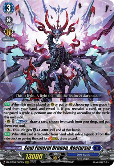 Soul Funeral Dragon, Noctursio (DZ-BT06/006EN) [Generation Dragenesis]