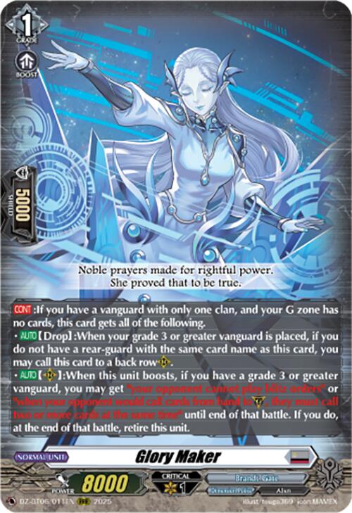 Glory Maker (DZ-BT06/011EN) [Generation Dragenesis]