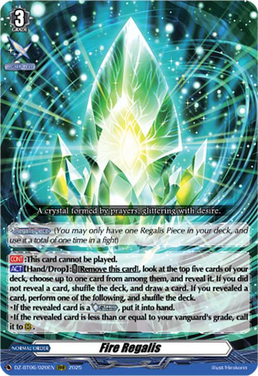 Fire Regalis (DZ-BT06/020EN) [Generation Dragenesis]