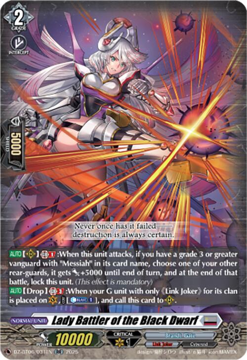 Lady Battler of the Black Dwarf (DZ-BT06/031EN) [Generation Dragenesis]
