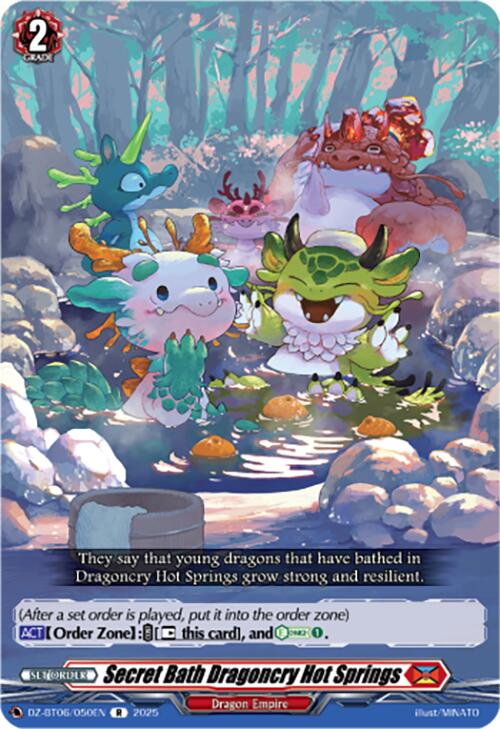 Secret Bath Dragoncry Hot Springs (DZ-BT06/050EN) [Generation Dragenesis]