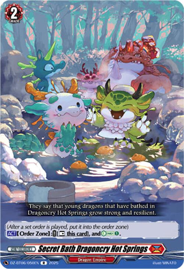Secret Bath Dragoncry Hot Springs (DZ-BT06/050EN) [Generation Dragenesis]