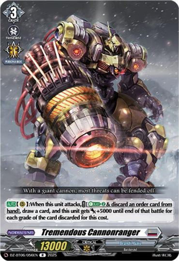 Tremendous Cannonranger (DZ-BT06/056EN) [Generation Dragenesis]