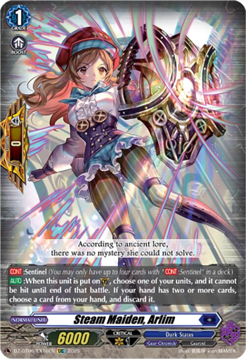 Steam Maiden, Arlim (EXC) (DZ-BT06/EX16EN) [Generation Dragenesis]