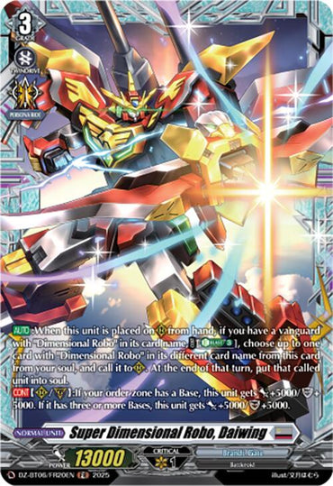 Super Dimensional Robo, Daiwing (DZ-BT06/FR20EN) [Generation Dragenesis]