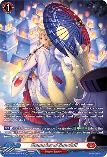 Memories of Snowfall (DZ-BT06/SR09EN) [Generation Dragenesis]