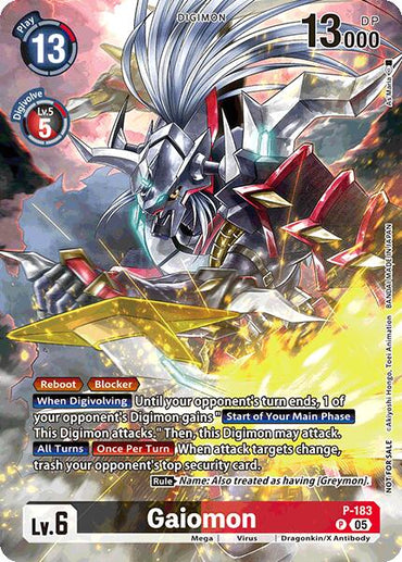 Gaiomon [P-183] (BT-21: Illustration Celebration Pack) [World Convergence]