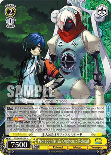 Protagonist & Orpheus: Reload (P3/SE46-E14N) [Persona 3 Reload Premium Booster]