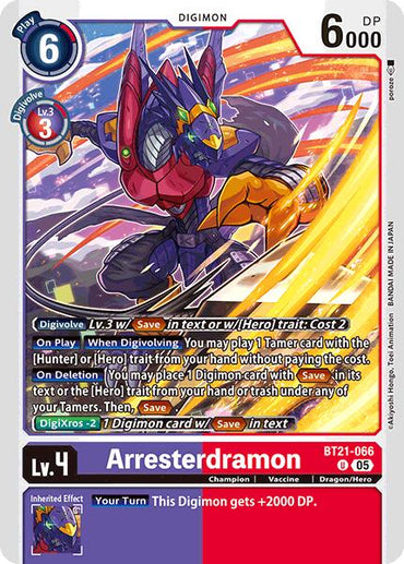 Arresterdramon [BT21-066] [World Convergence]