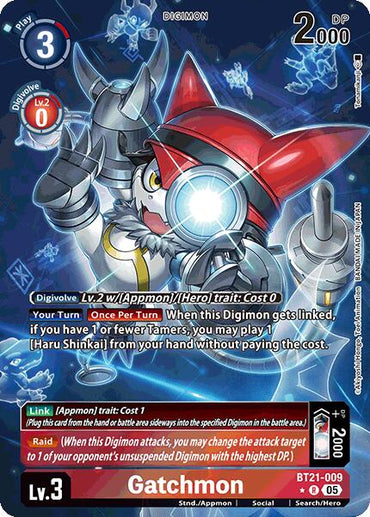 Gatchmon [BT21-009] (Alternate Art) [World Convergence]
