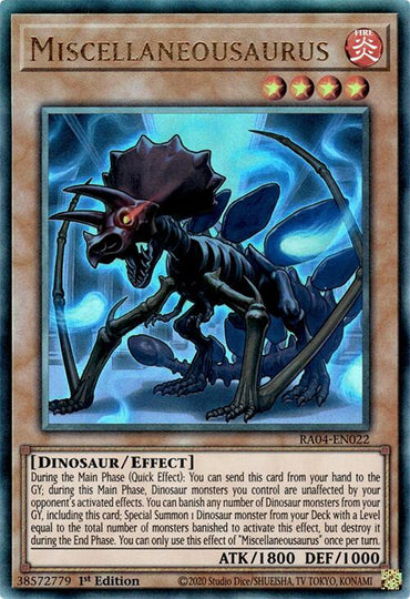 Miscellaneousaurus [RA04-EN022] Prismatic Ultimate Rare