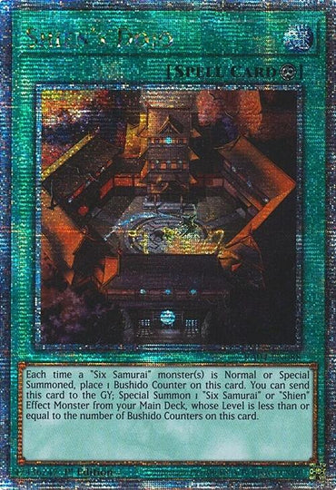 Shien's Dojo [RA04-EN088] Quarter Century Secret Rare