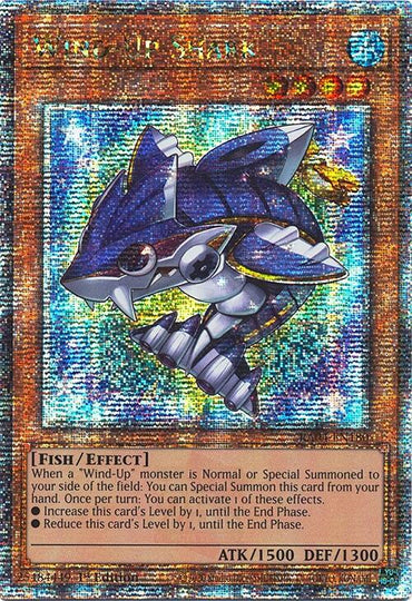 Wind-Up Shark [RA04-EN180] Quarter Century Secret Rare