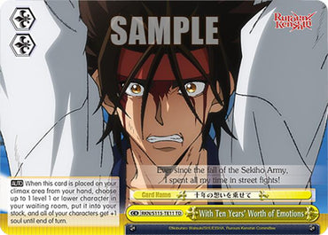 With Ten Years' Worth of Emotions (RKN/S115-TE11 TD) [Rurouni Kenshin]